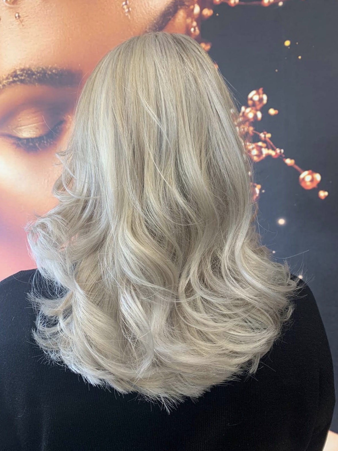 Koel blond resultaat met volume